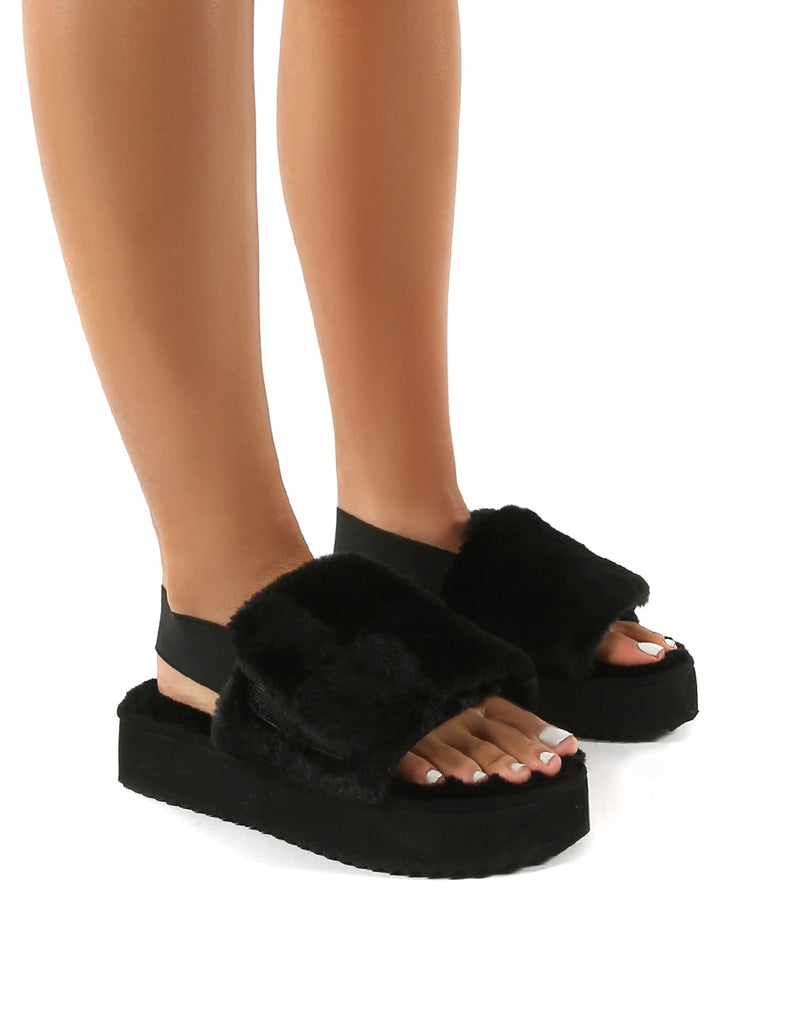 Funky black sandals online