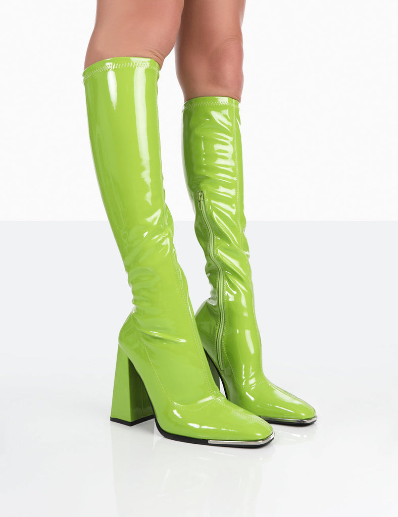 Green hot sale gogo boots