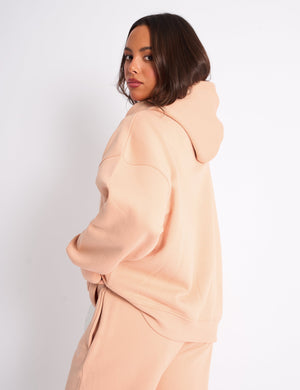 Kaiia Sport Oversized Hoodie Apricot