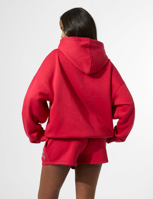 Kaiia KTL Logo Oversized Hoodie Red