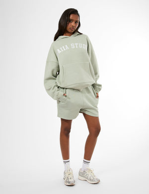 Kaiia Studio Oversized Hoodie Sage & White