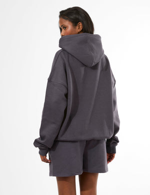 Kaiia Sport Oversized Hoodie Dark Grey & Black