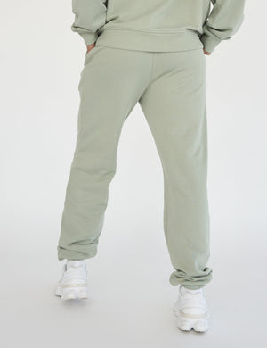 Kaiia Design Bubble Logo Cuffed Joggers Sage Green