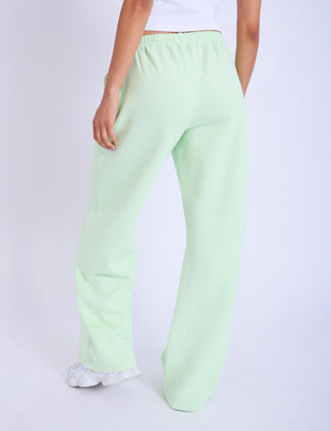 Kaiia Studio Bubble Logo Wide Leg Joggers Lime & Lilac