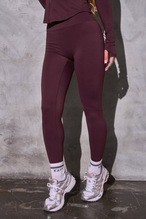 Kaiia Sculpt Leggings Burgundy