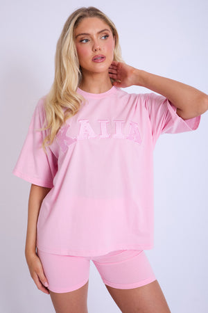 Kaiia Studio Oversized T-shirt Baby Pink