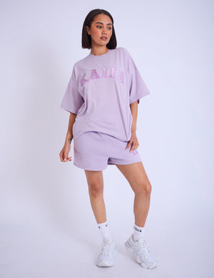 Kaiia Oversized T-shirt Lilac