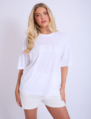 Kaiia Oversized T-shirt White