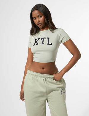 Kaiia KTL Logo Baby Tee Sage