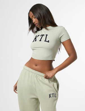 Kaiia KTL Logo Baby Tee Sage