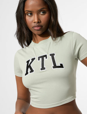 Kaiia KTL Logo Baby Tee Sage