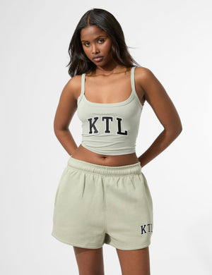 Kaiia KTL Logo Cami Vest Top Sage