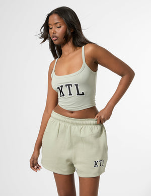 Kaiia KTL Logo Cami Vest Top Sage