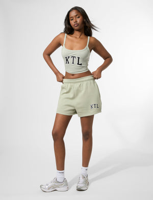 Kaiia KTL Logo Cami Vest Top Sage