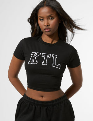 Kaiia KTL Logo Baby Tee Black