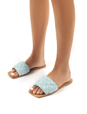 Cloud Blue Slider Sandal