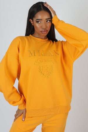 Milan Tonal Embroidered Sweatshirts Mango