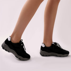 Angst Chunky Trainers in Black