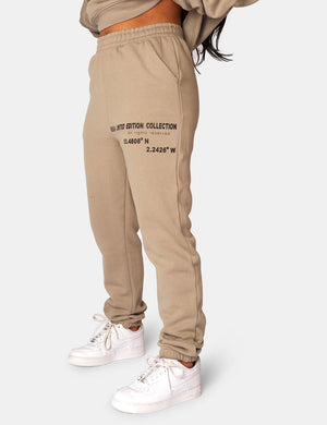 Oversized Fit Printed Joggers Elm