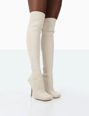 Bubbles Ercu Knitted Over The Knee Boots
