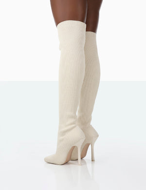 Bubbles Ercu Knitted Over The Knee Boots