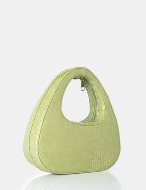 The Arch Soft Green Croc Grab Bag