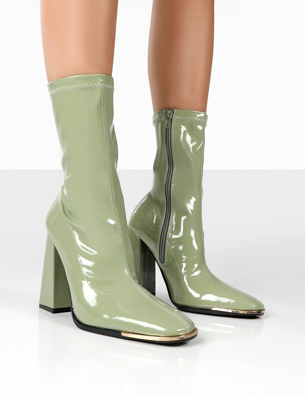 Green deals pixie boots