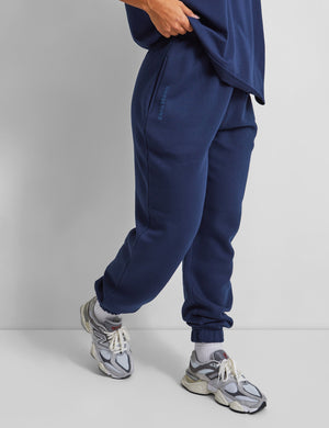 Kaiia Design Relaxed Fit Cuffed Joggers Co-ord Navy